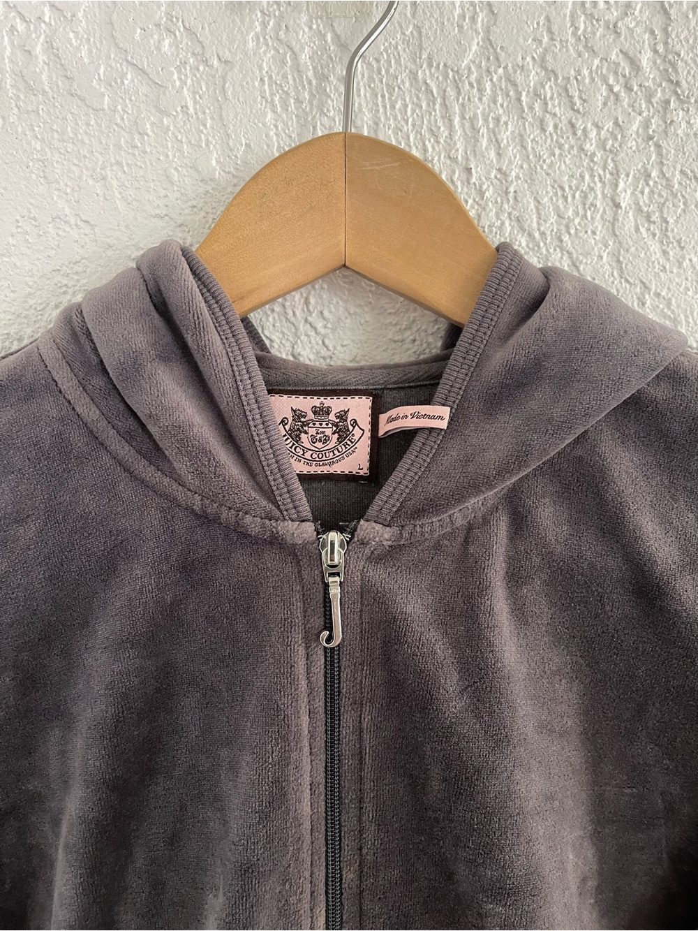 Juicy Couture Juicy Royal Grey Tracksuit Sweatpants Jacket Set - Picture 3 of 14